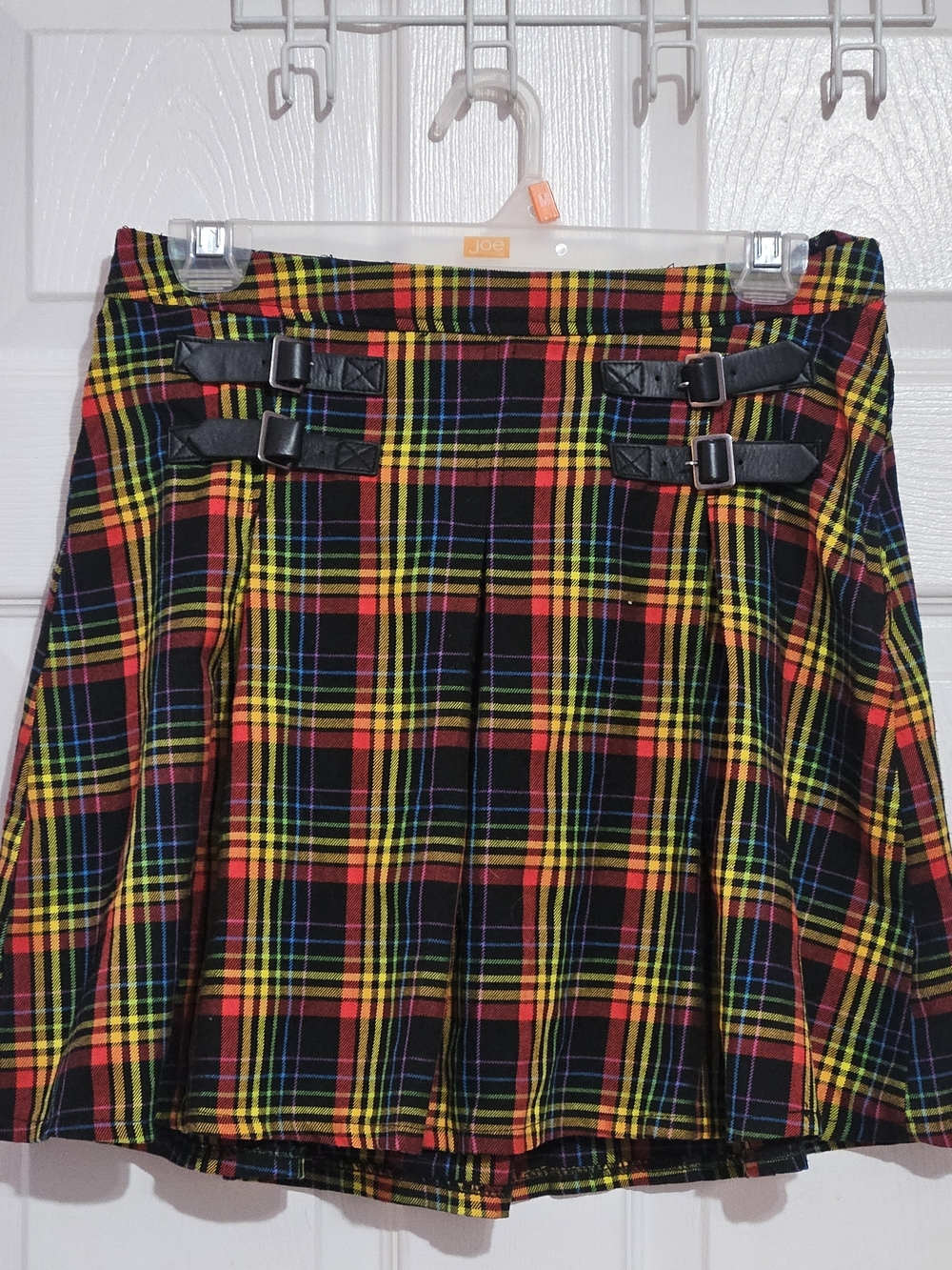 Rainbow Plaid Skirt - Hot Topic